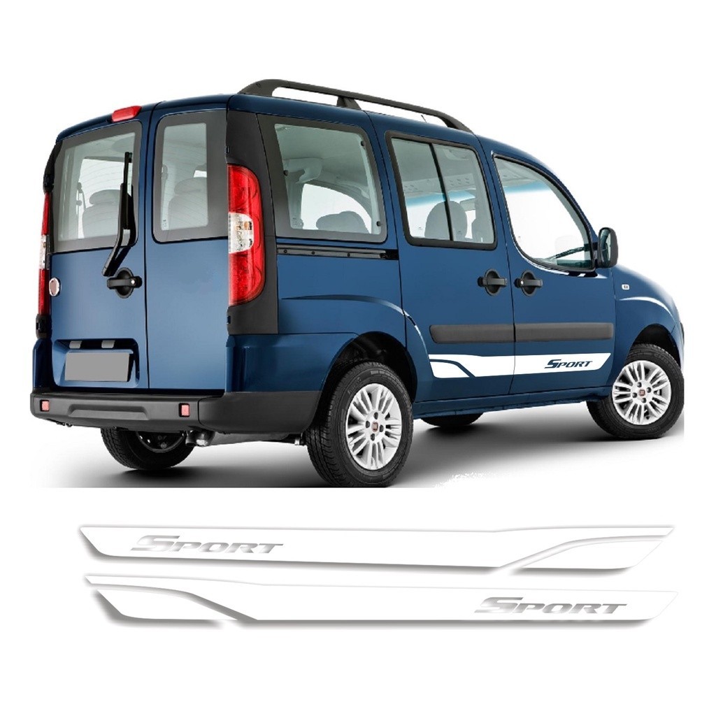 Adesivo Para Doblo Cargo Fd3 Sport Fiat Doblò Faixa Lateral Colante