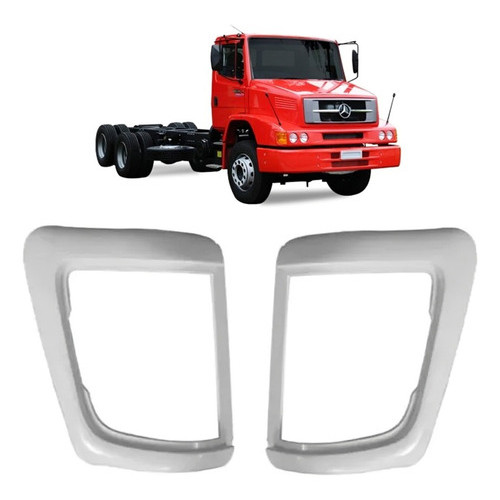 Par Moldura Aro Seta Lanterna Mercedes 1618 1620 1634 1935 1938