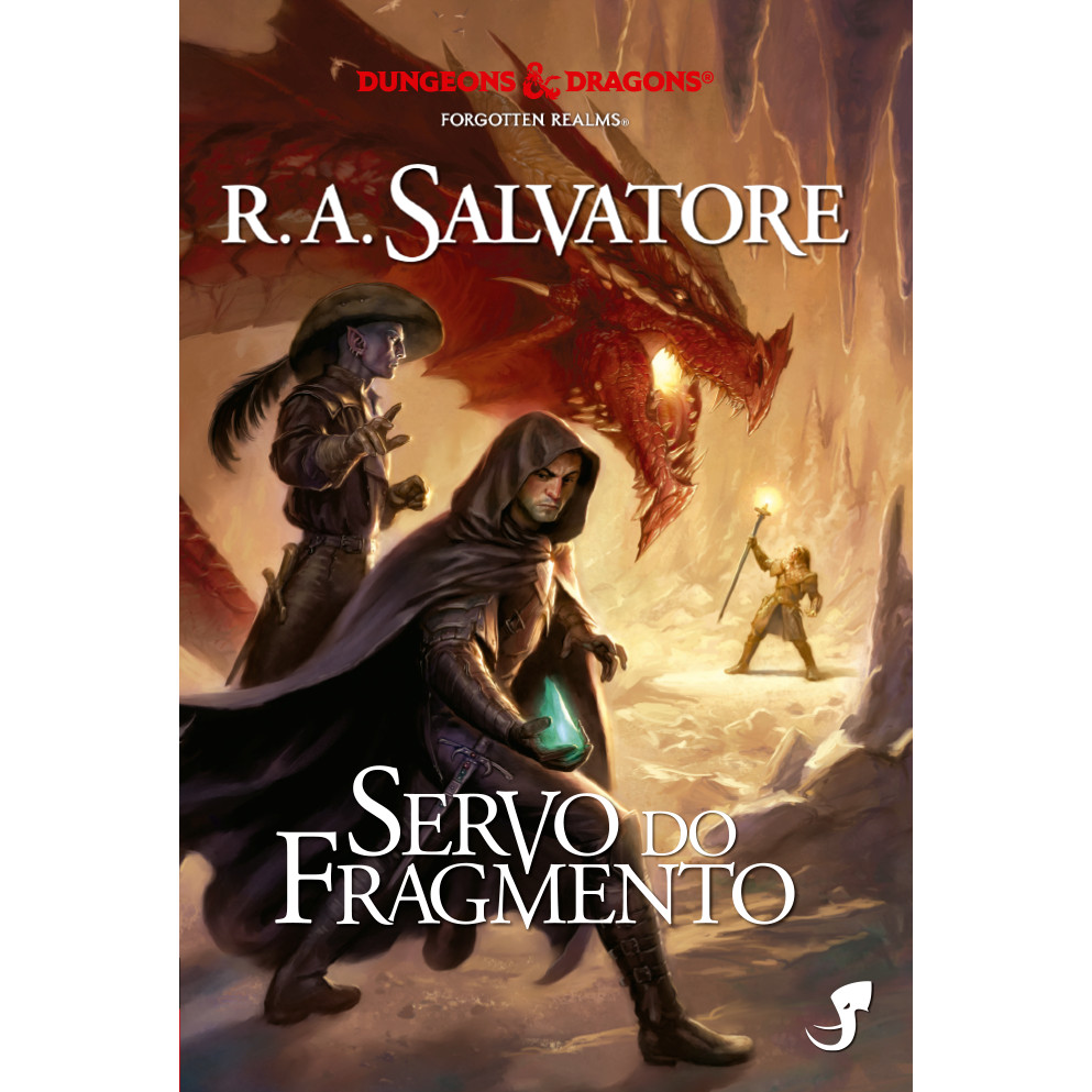 Capa do livro Livro - A Lenda de Drizzt Vol. 14 - Servo do Fragmento - por R.A. Salvatore - Editora Jambô