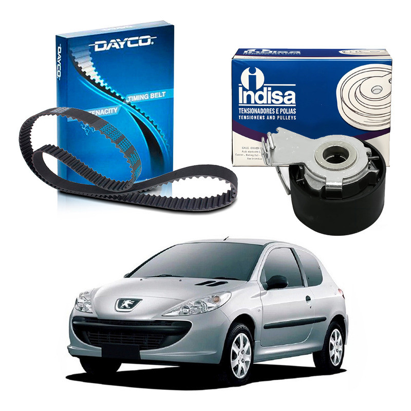 Kit Correia Dentada Tensor Peugeot 207 1.4 8v 2008 A 2015 em Oferta na Shopee