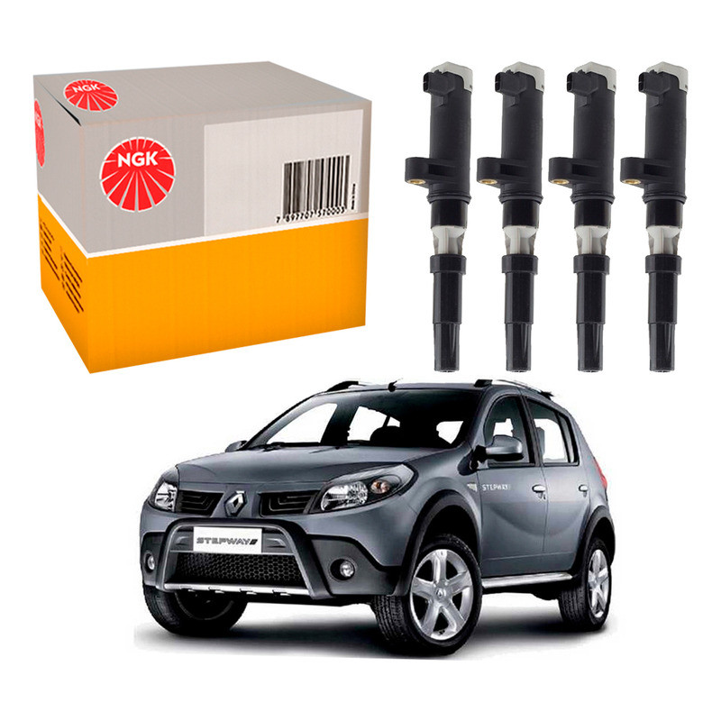 Bobina Ignição Ngk Sandero Stepway 1.6 16v 2008 A 2013 em Oferta na Shopee