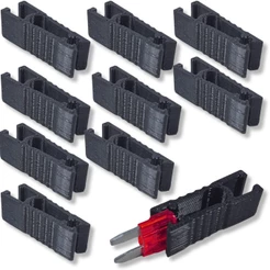 KIT 10 EXTRATORES FUSÍVEL AUTOMOTIVO PINÇA REMOVEDOR MINI MÉDIO SEGURO PRÁTICO OFICINA