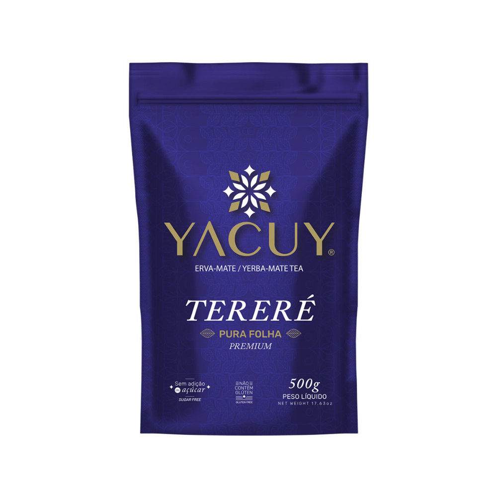 Erva Mate para Tererê Pura Folha Yacuy 500g