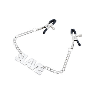 Grampos para Mamilos com Pingente Escrito SLAVE - 3R Import em Oferta na Shopee