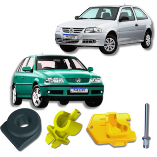 Kit Grampo Haste Da Vareta Capô Gol G2 G3 G4 Saveiro Parati C/rebite em Oferta na Shopee
