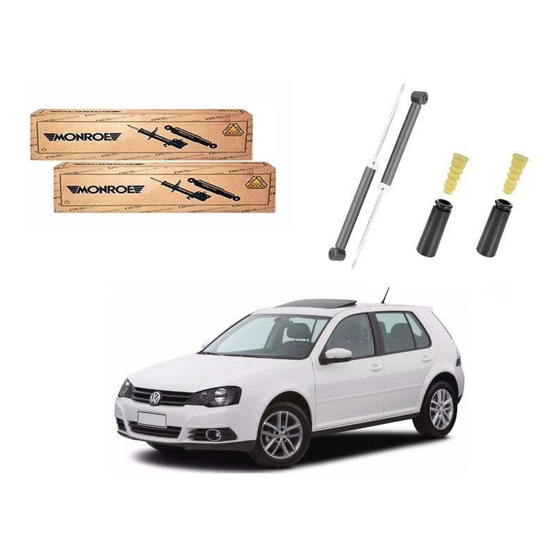 Kit Amortecedor Traseiro, Golf 1.6 2.0 2007 A 2013