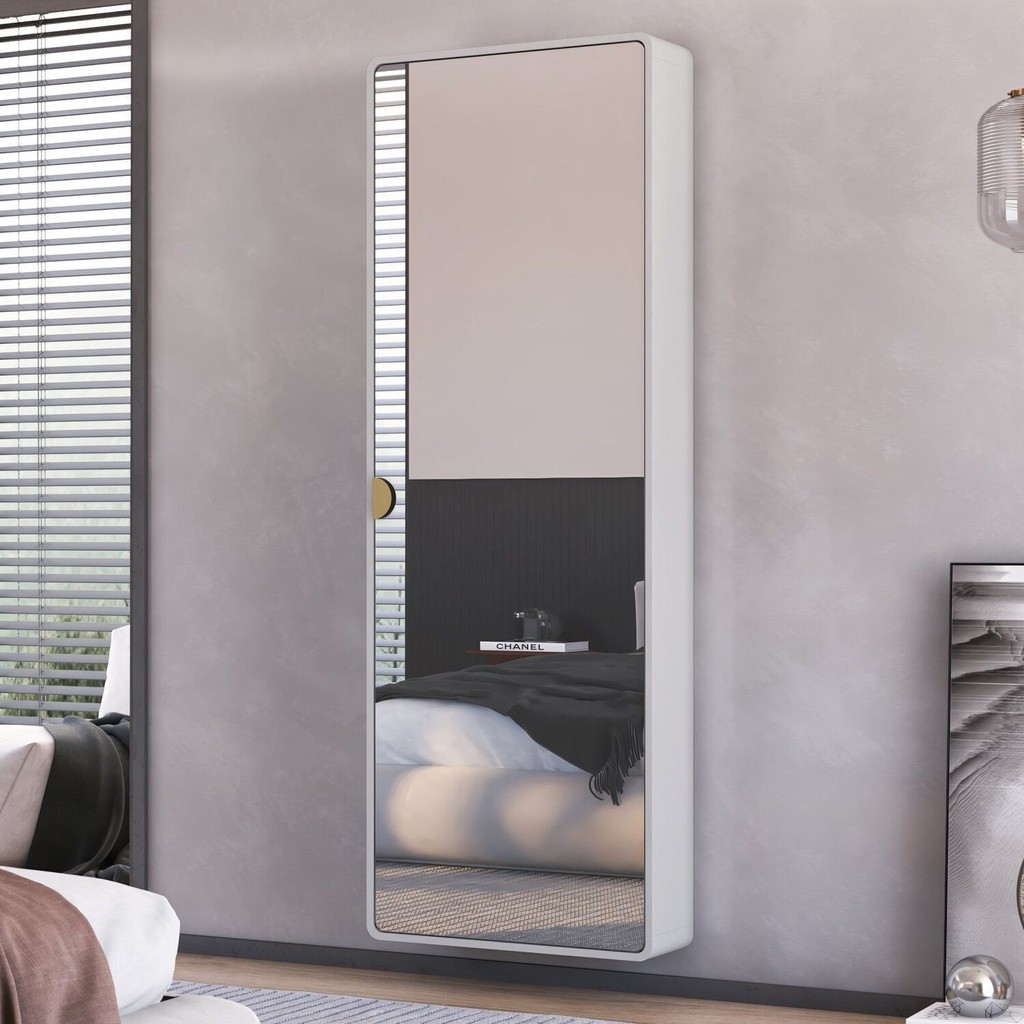 Sapateira Suspensa com Espelho Luna Espresso Móveis em Oferta na Shopee