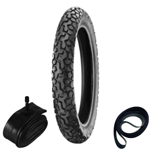 Pneu Xre 190 Xtz 150 Crosser Bros 90/90-19 K280 Trail On Off Kenda + Câmara + Cinta