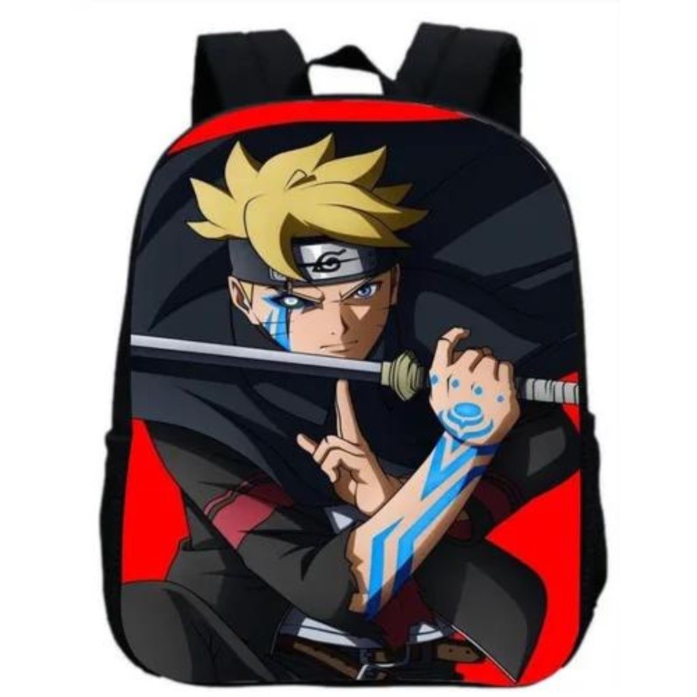 Mochila De Costas Boruto Anime Bolsa Naruto Escolar em Oferta na Shopee