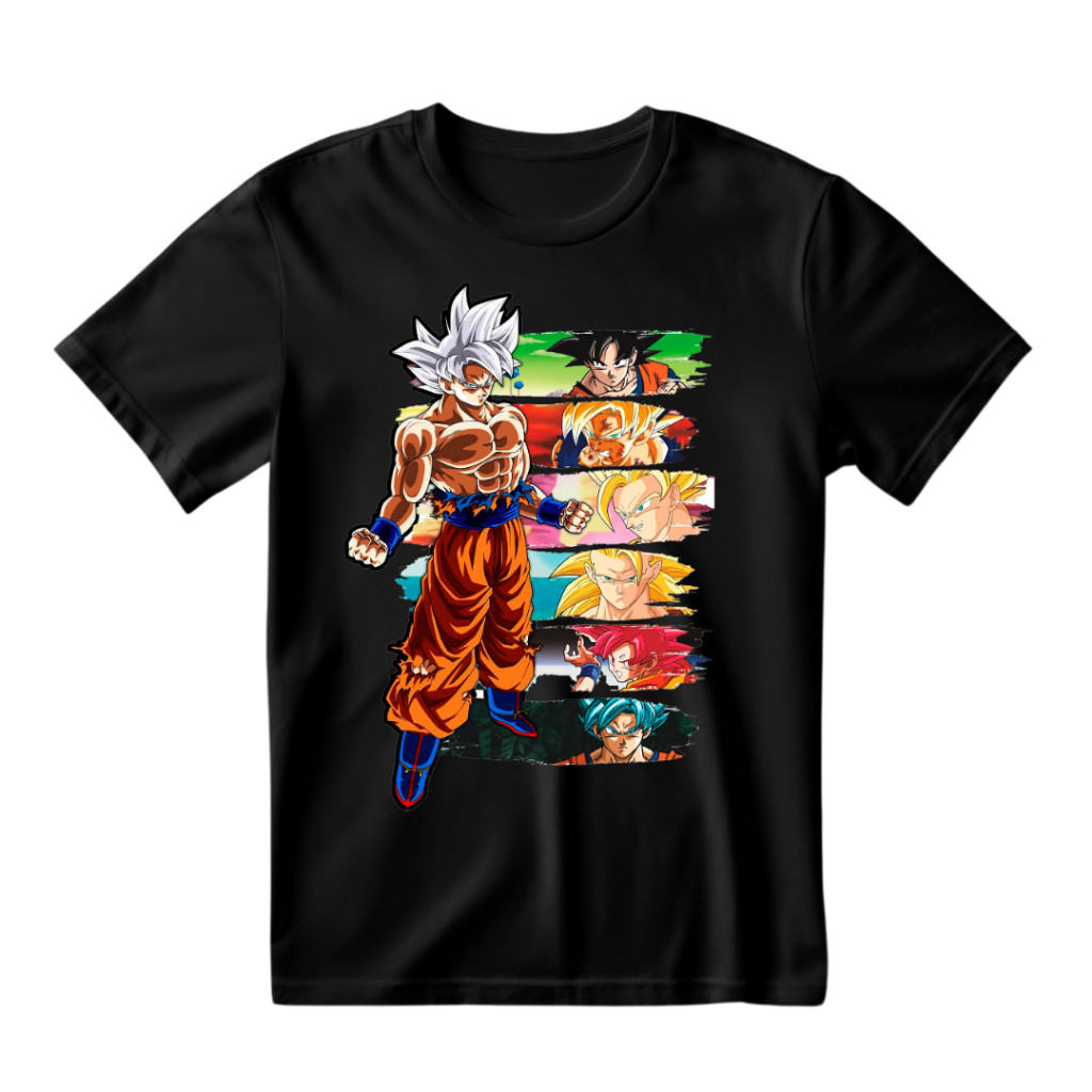 Camiseta Camisa blusa Infantil DragonBall estampada algodão100%