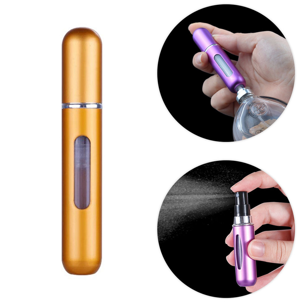 Mini Frasco Recarregável para Perfume e Cosméticos - 8ml