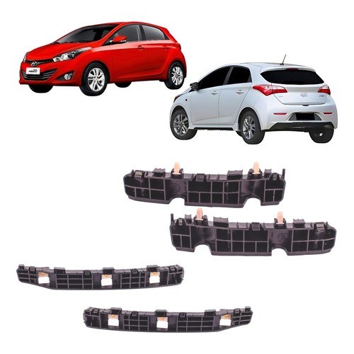 Guia de Parachoque Suporte HB20 Hatch 2013 14 15 16 17 18 2019 Dianteiro Traseiro