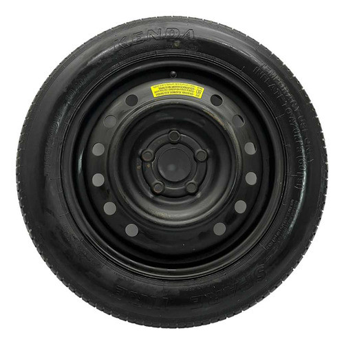 Roda Estepe Fino Aro 15 5 Furos T135 90d16 Honda Hr-v 2018 Preto
