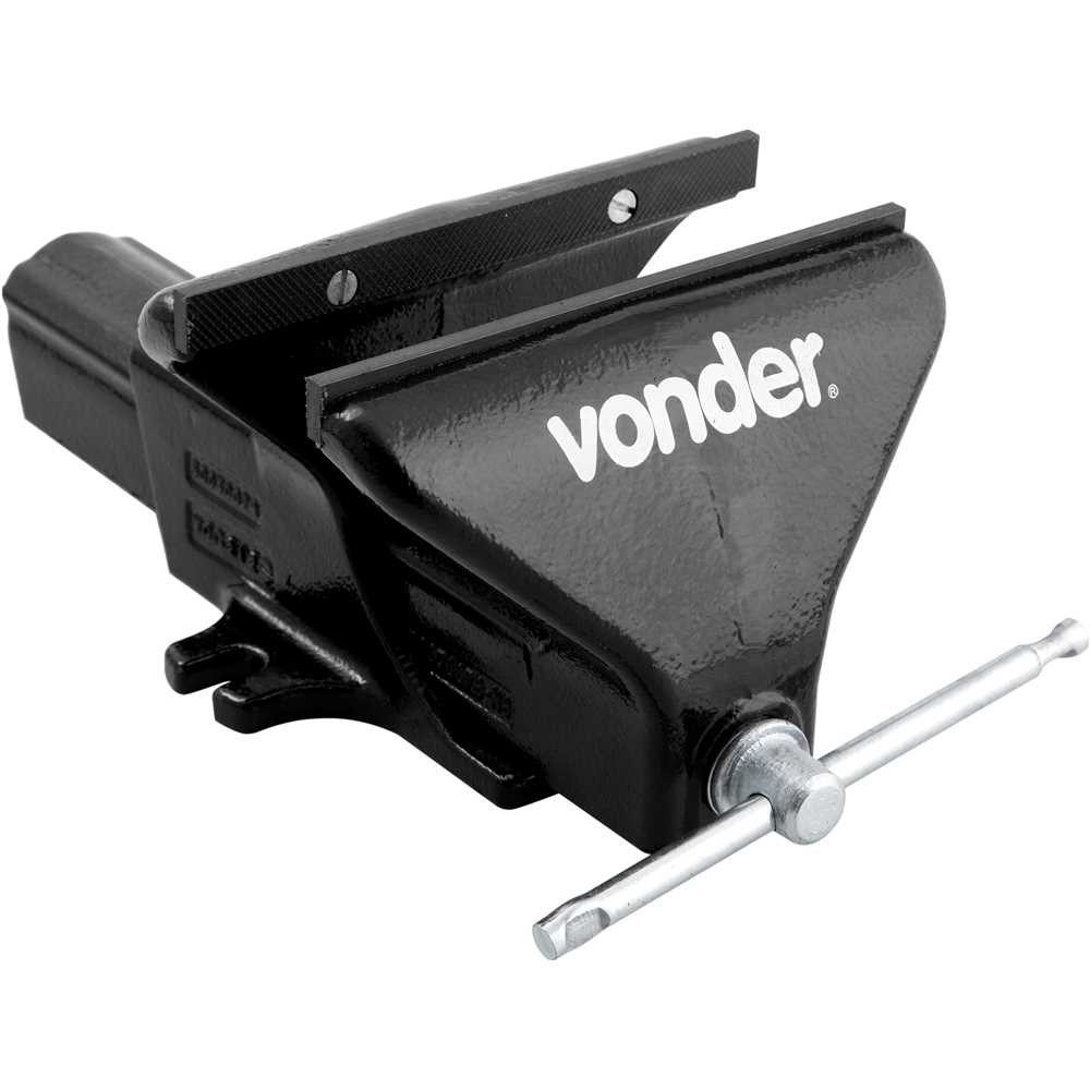 Torno de Bancada Fixo n° 8 em Ferro Fundido Nodular Vonder em Oferta na Shopee