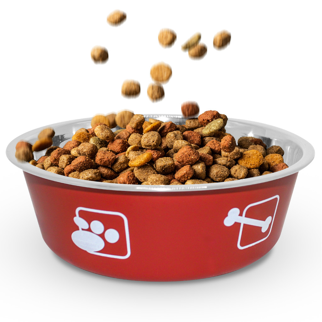 Comedouro Pote Ração Inox Estilizado para Cães Gatos G 20cm em Oferta na Shopee