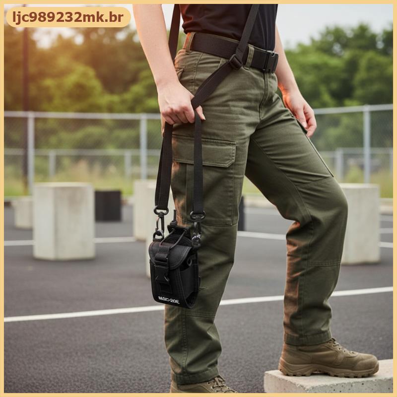[MYBR] 1 Conjunto De Suporte Para Bolsa De Cintura Poet MSC-20E Molle Rádio Walkie Talkie Portátil Interfone Transporte