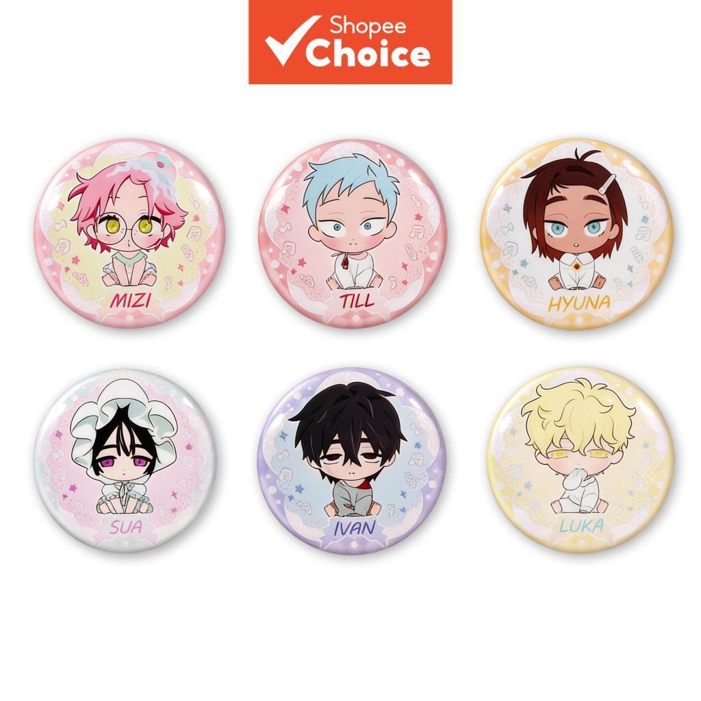 Botões de Alfinetes Cegos da Série Alien Stage Baby, Produto Oficial Licenciado de Anime ALNST, Merchandising