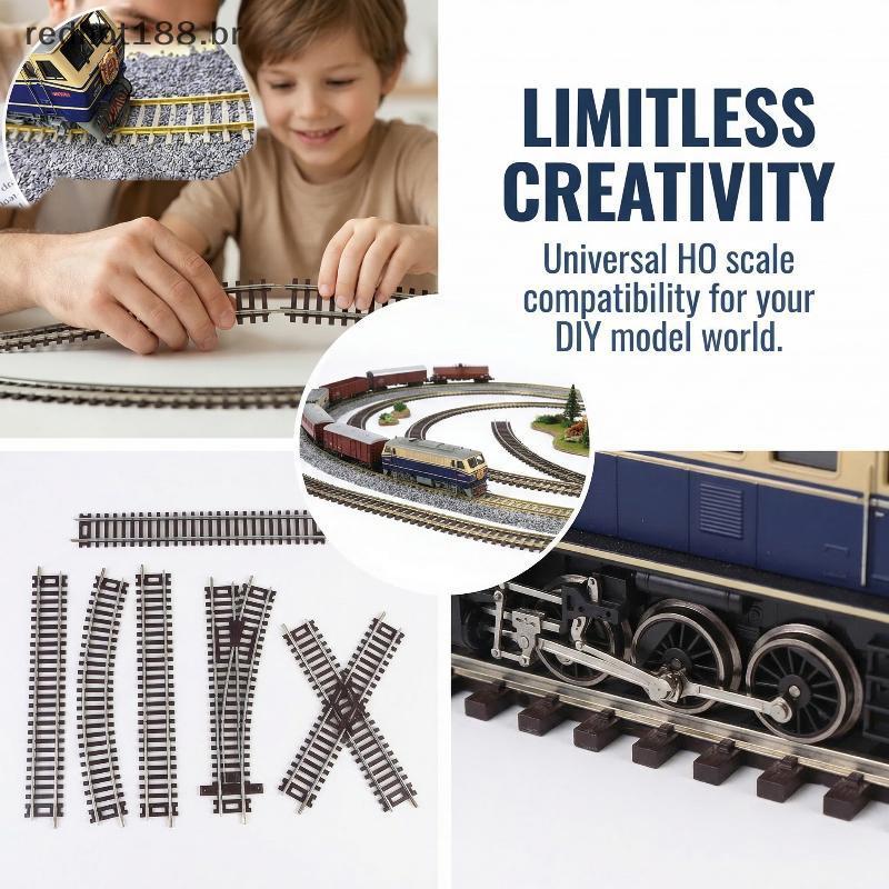 REBR Miniatura HO Train Tra 187 Layout Ferroviário Para Mesa De Areia Modelo Decoração De Construção DIY .