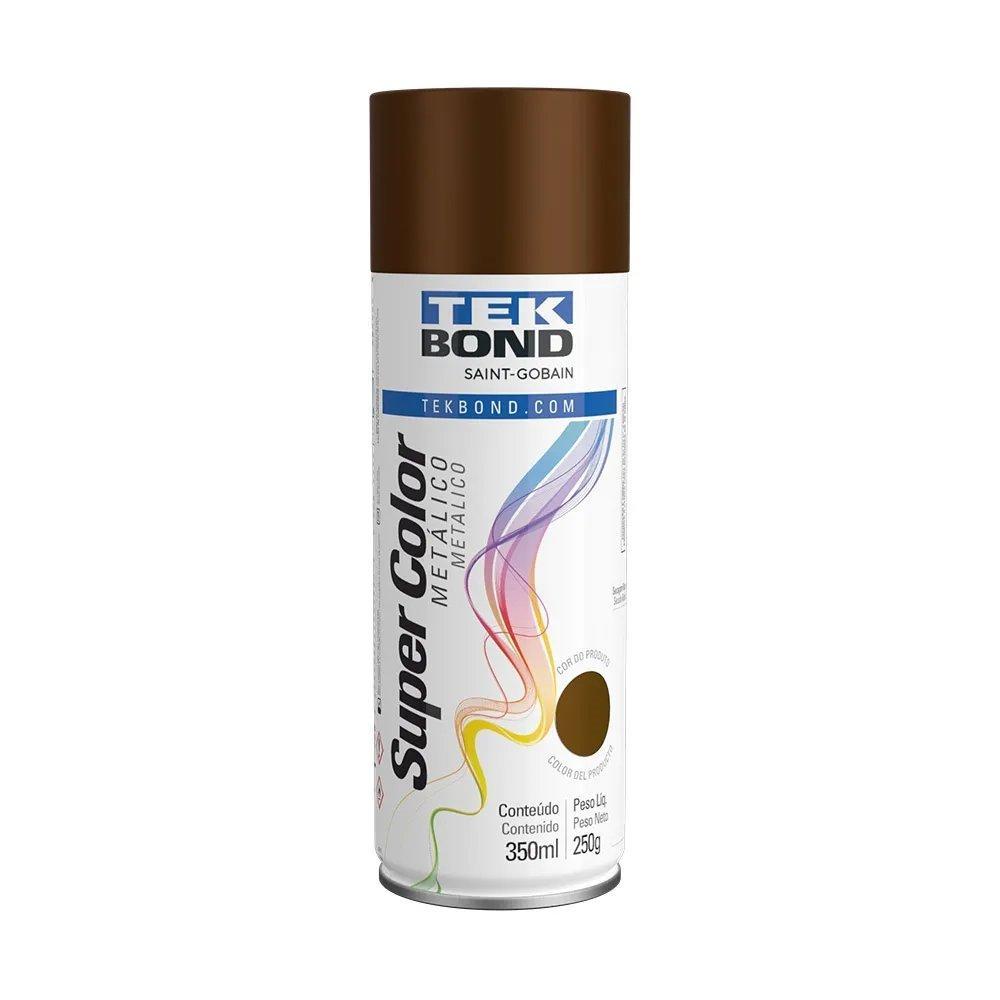 Tinta Spray Tekbond Metálica Bronze 350ml