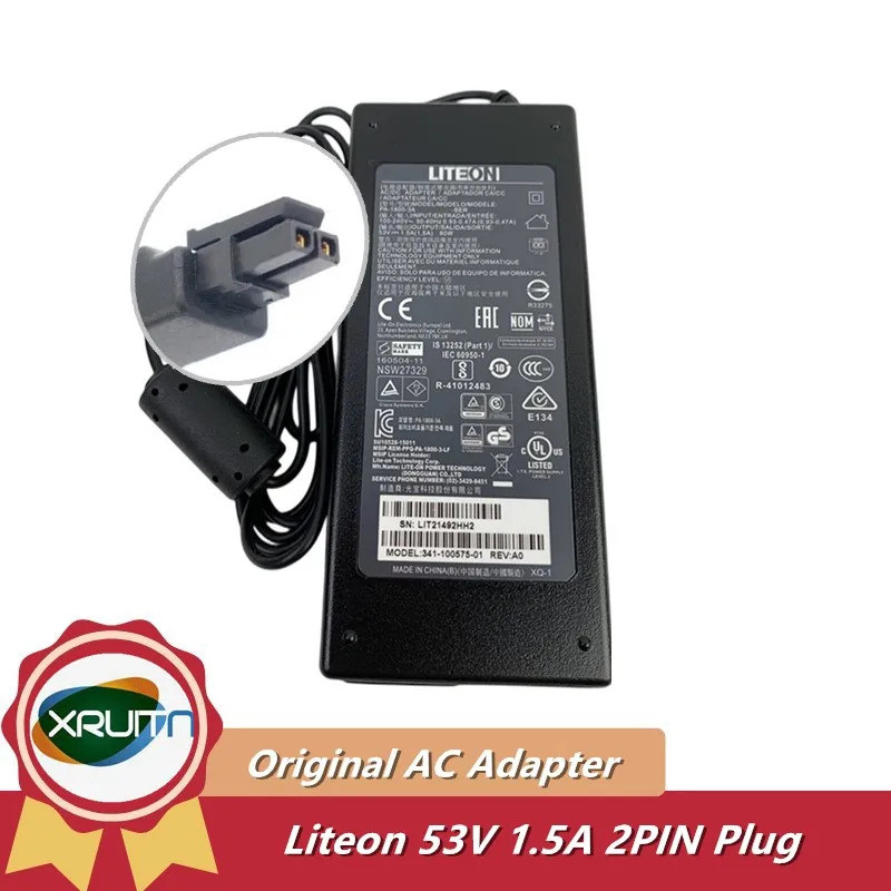 Carregador Adaptador AC LITEON PA-1800-3A 53V 1.5A 79.5W 2 Pinos Para Fonte De Alimentação CISCO WS-C3560CX 341-100575-0