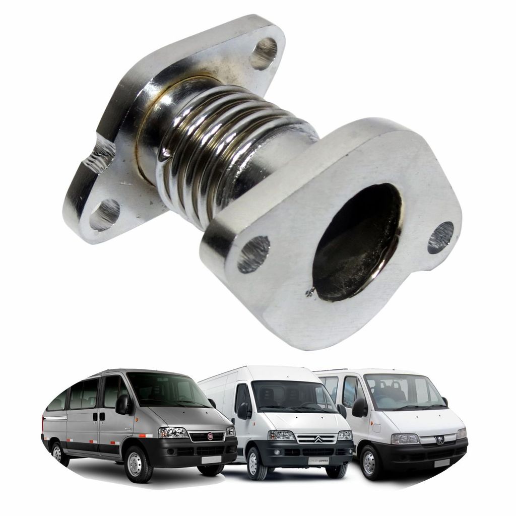 TUBO CANO SANFONADO VÁLVULA EGR FIAT DUCATO/BOXER/JUMPER 2.3 MULTIJET 2010 A 2017 5802528634/SKU393