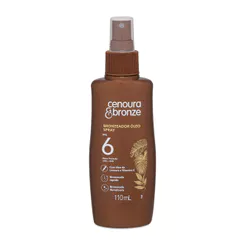 Óleo Bronzeador Spray Cenoura & Bronze FPS6 110ml