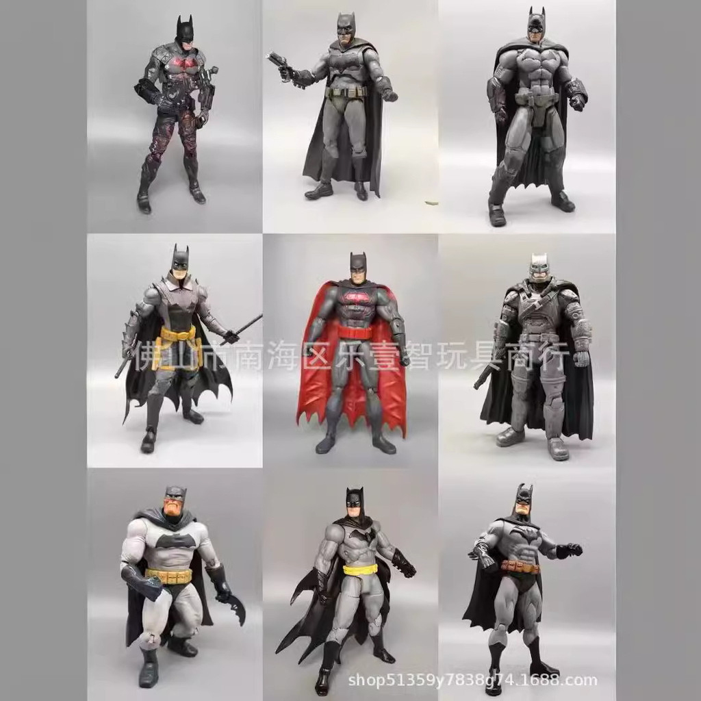 Figura Solta DC Liga da Justiça Batman Figura Cavaleiro das Trevas Arkham Figura de Ação Articulada de 6 Polegadas Model