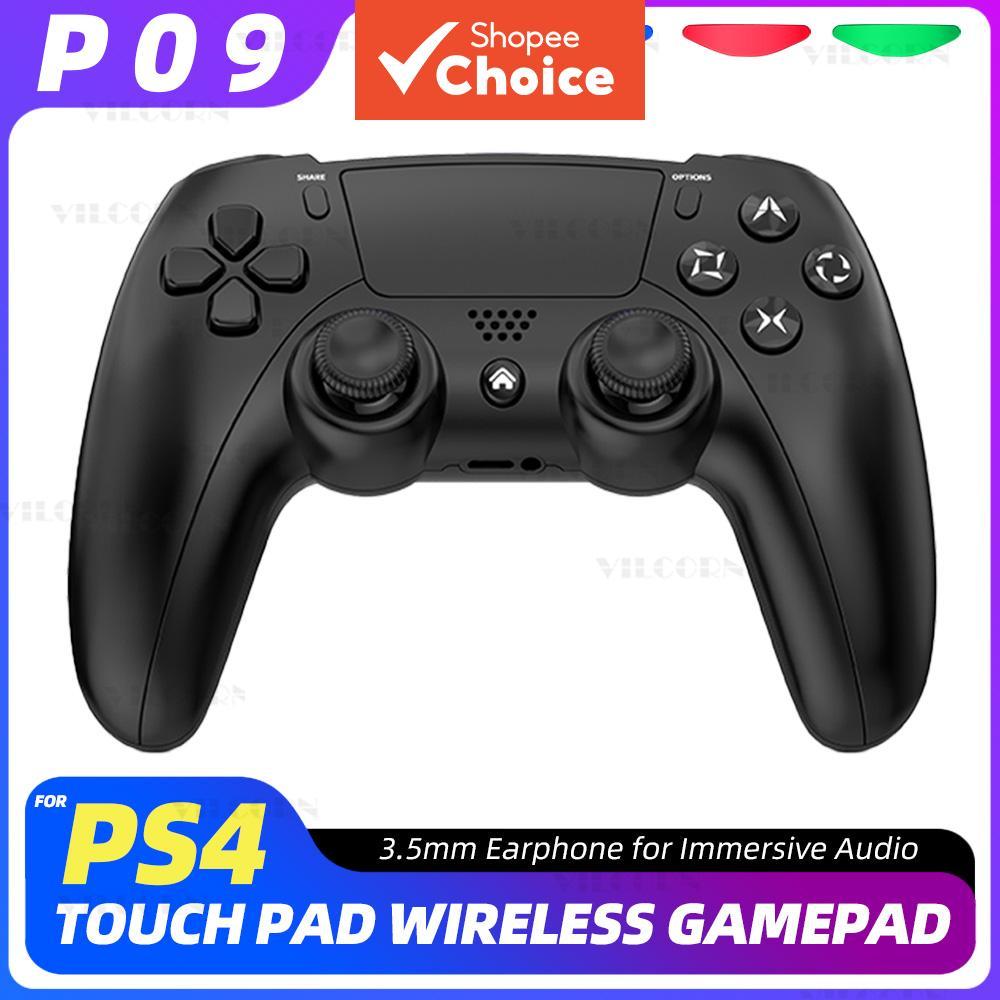 Gamepad Bluetooth sem fio com controle para jogos duplo para PS4/PC/Steam/iOS/Android