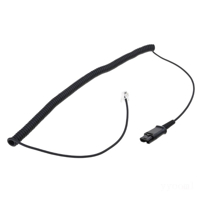 yyooml Cabo De Fones De Ouvido Para Call Center QD Telefones J100 1600 , Desconexão Rápida De Escritório