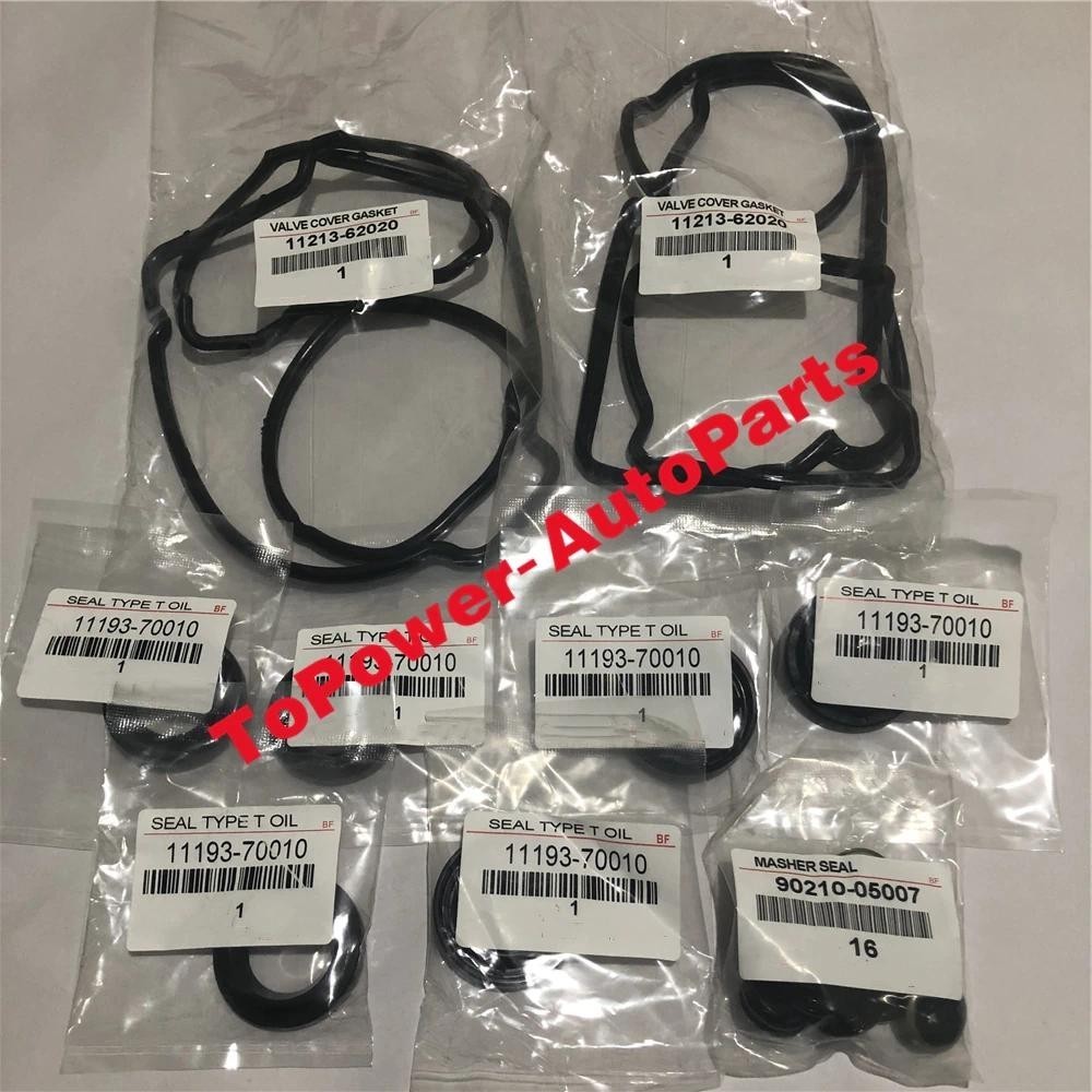 Conjunto De Junta Da Tampa Válvula Cabeça Do Cilindro 90210-05007 11193-70010 11213-62020 Para 1995-2002 Toyotaa 4Runner