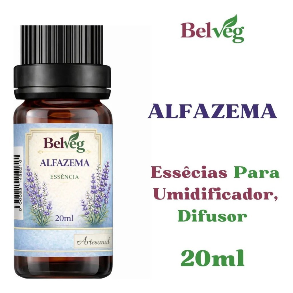 Essências Alfazema Para Aromatizador Belveg 20ml — imagem 2 de 2