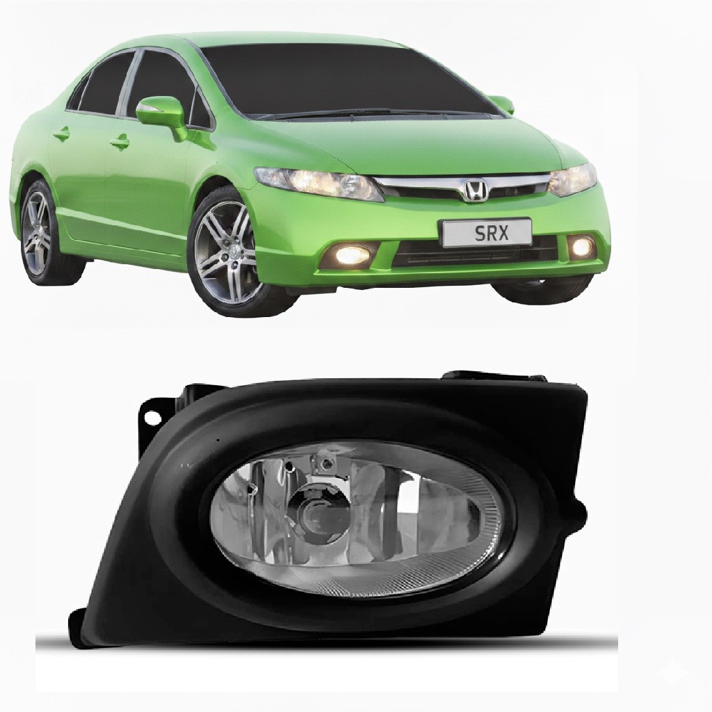 FAROL AUXILIAR COM GRADE DIREITO CIVIC LXS 2007 2008