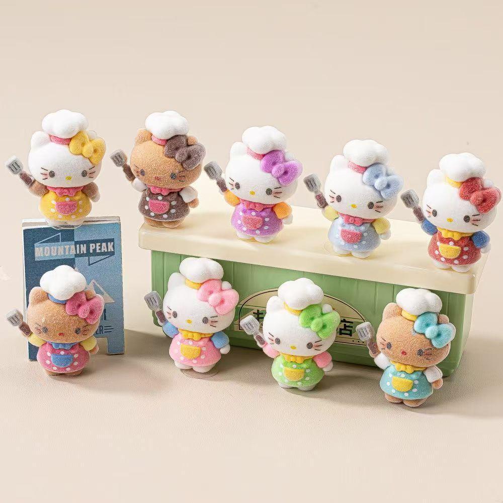 Moda jogar bonito Pellets bonito hellokitty reunindo ornamentos de alto valor reunindo Chef gatinho boneca ornamentos de