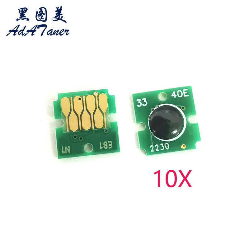 10X Chip para Caixa de Manutenção de Tinta Residual T04D1 para Impressoras Jato de Tinta Epson L6490 L14150 L6270 ET M21