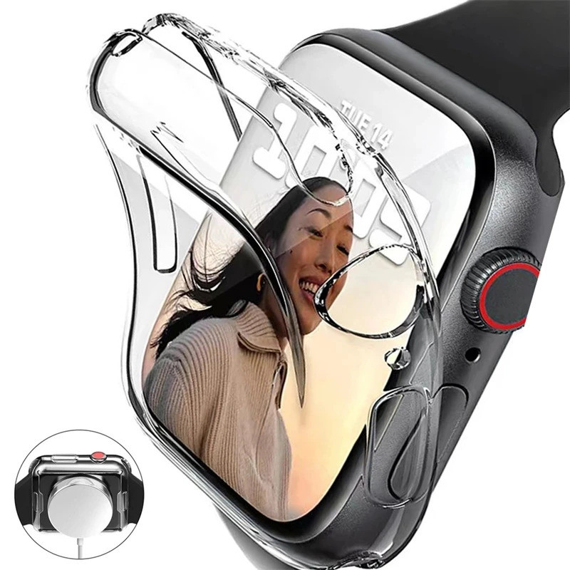 Pulseira para Apple Watch 45MM 44MM iwatch 41MM 40MM, Protetor de Tela, Capa par