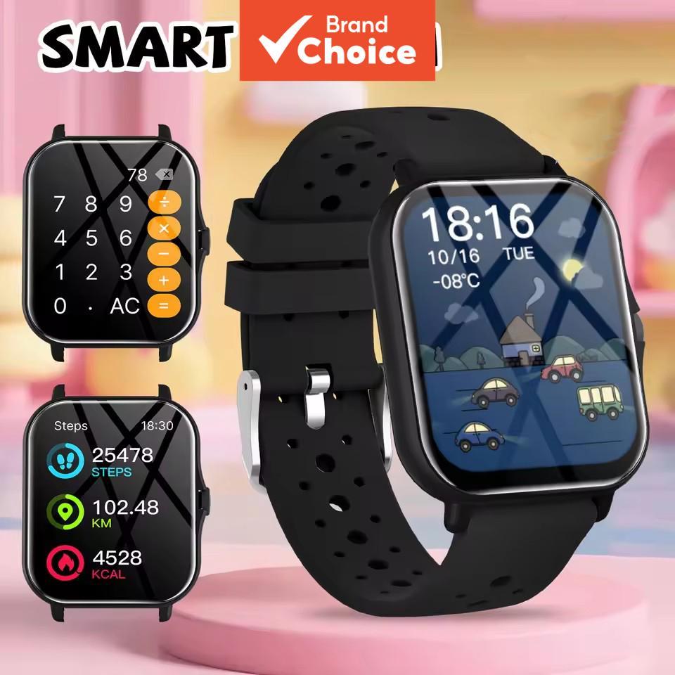 Novo Smartwatch Tela HD 1,83'' Câmera Controle de Música Multi-Esportes Bluetooth Chamada Compatível Android/iOS Ideal