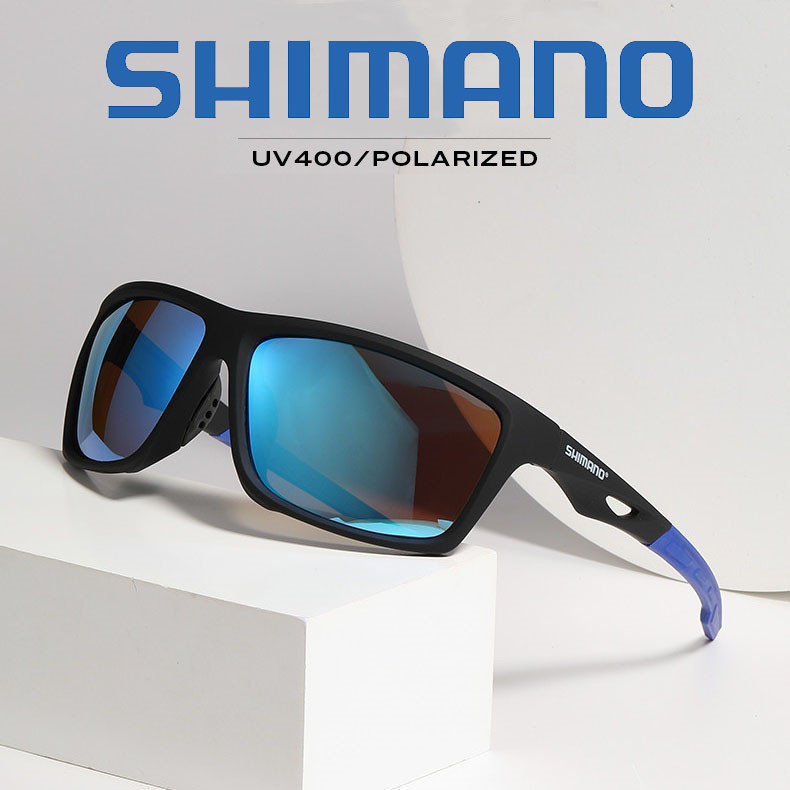 Óculos de Sol Polarizados SHIMANO para Homens, Adequados para Pesca, Caminhadas, Ciclismo e Condução, Proteção UV400 QV4
