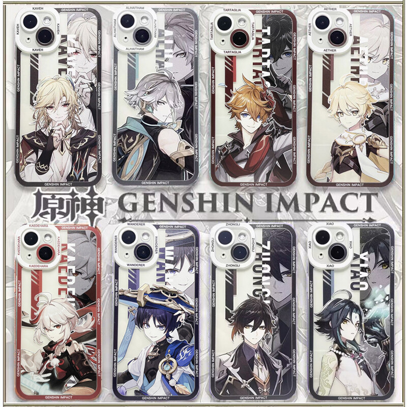 Capa De Telefone Para Infinix HOT 60 Pro Plus 50 40 30 20 Play 40i 30i 20i Soft Clear Cartoon Genshin Impact Wanderer Ta