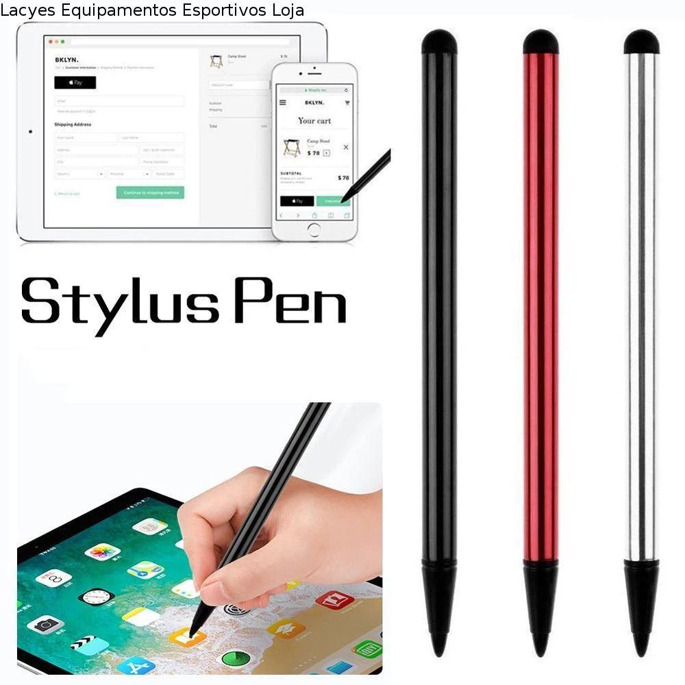 LACYES Caneta De Tela Sensível Ao Toque Universal Android Portátil Inteligente Lápis Tablet Capacitiva De Dupla Finalida