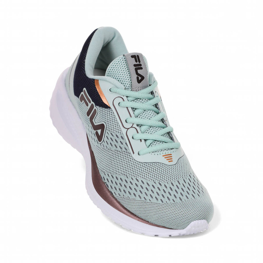 Tênis Fila Rise Up Verde Azul e Rose - Feminino