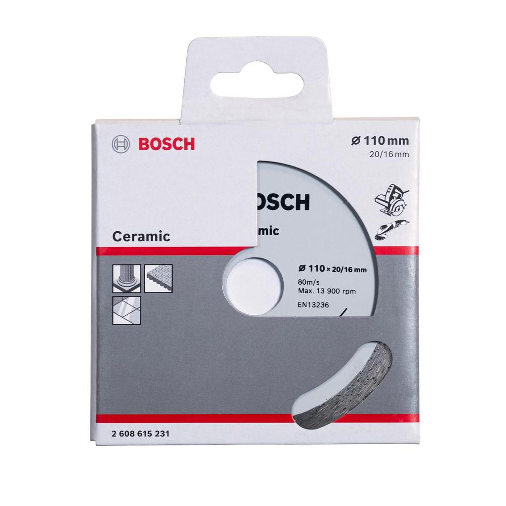 Disco Diamantado Bosch Ceramic Continuo 110X20/16X8mm