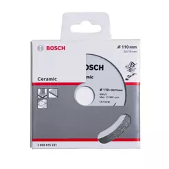 Disco Diamantado Bosch Ceramic Continuo 110X20/16X8mm