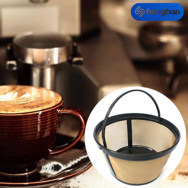 [honghan] Suporte De Filtro Para Cafeteira Reutilizável Cesta De Malha Gotejadora Ferramentas De Utensílios De Cozinha [