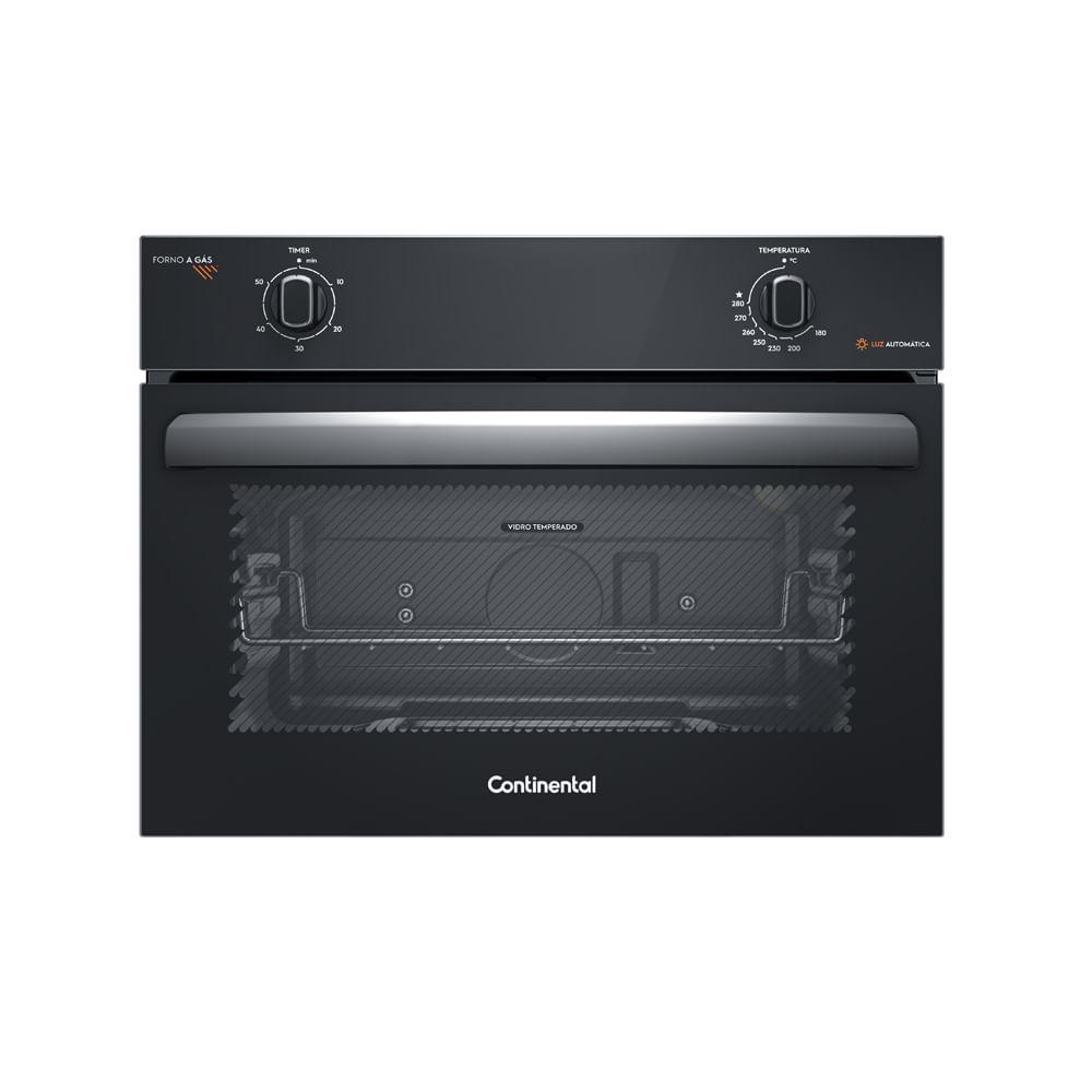 Imagem Forno de Embutir a Gás Continental 50L com TOPLimpaFácil (OC4GM)