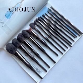 15 pincéis de maquiagem lã pura lã fina luz pico conjunto de pincéis de maquiagem profissional ferramentas de beleza pin