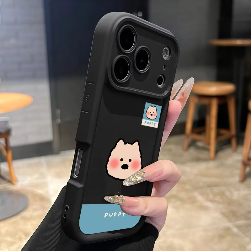 Capinha Anti-Impacto De Cachorro fofo Urso desenho Samsung A07 A17 A56 A36 A55 A54 A16 A15 A14 A34 A35