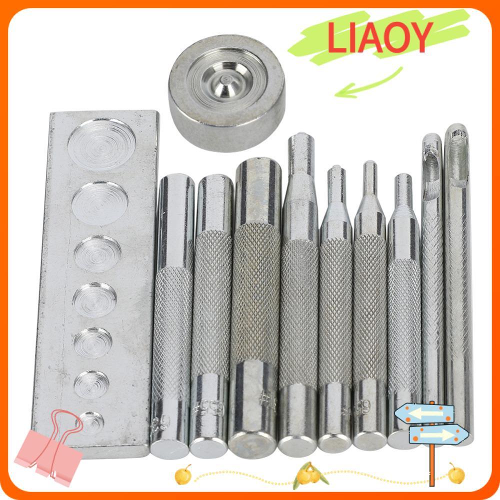 LIAOYING 11pcs Conjunto De Rebite , Alça De Metal Com Ferramenta De Fixação De Pressão De Base , Kit De Ferramentas De P