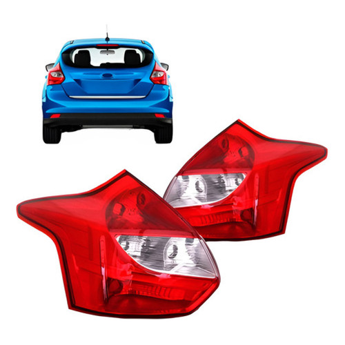 Par Lanterna Traseira Focus Hatch 2014 2015