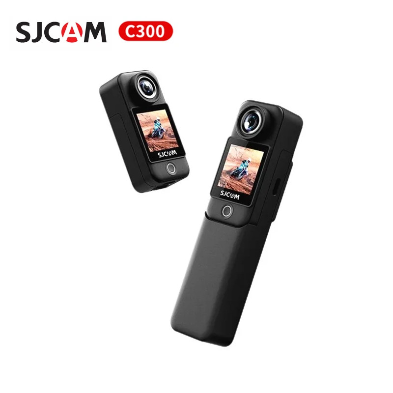 Câmera de Ação de Bolso SJCAM C300 4K FHD com Zoom Digital de 8x, 2.4G, 5G, Wi-Fi, Câmera Esportiva