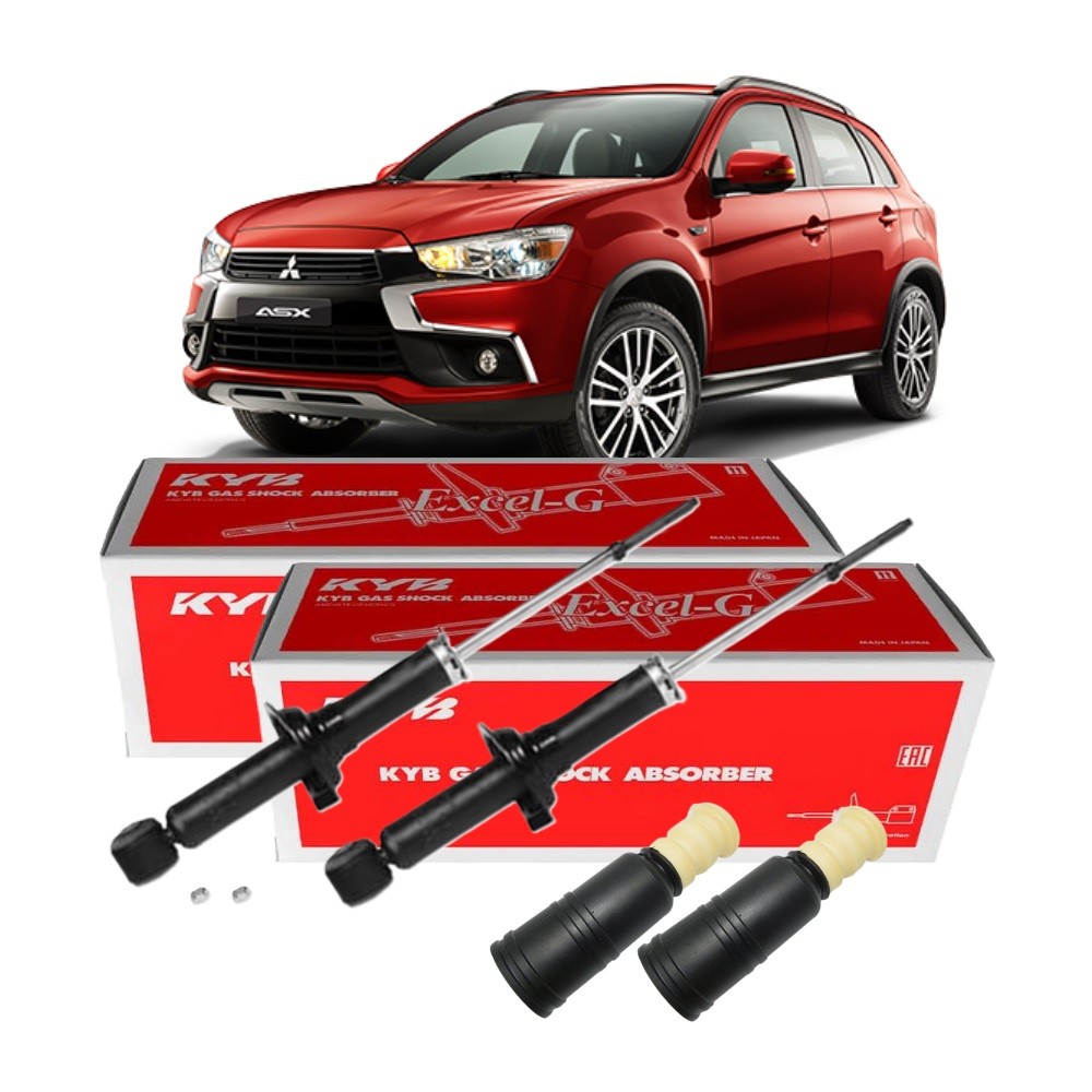 PAR AMORTECEDOR TRASEIRO MITSUBISHI ASX 2011 ATÉ 2022 + KITS